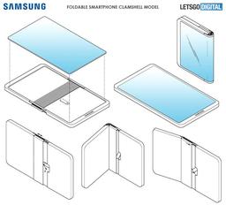 Складной смартфон экраном наружу. Как выглядит конкурент Huawei Mate X в исполнении Samsung