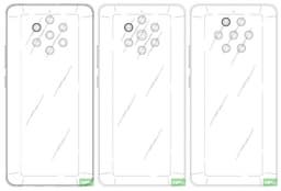 Три варианта дизайна пентакамеры Nokia 9 PureView. Один из них может появиться в новом смартфоне