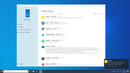 Microsoft запустила «отзеркаливание» оповещений Android на Windows 10