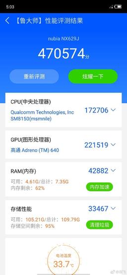 Новый топ? Игровой смартфон Nubia Red Magic 3 установил абсолютные рекорды сразу в двух бенчмарках