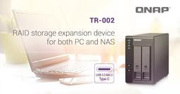 Шасси QNAP TR-002 можно использовать для расширения дисковых хранилищ