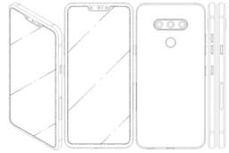 LG выпустит смартфон с тройной фронтальной камерой