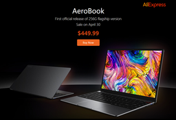 Ноутбук Chuwi AeroBook, который называют Windows-версией MacBook Pro, поступил в продажу