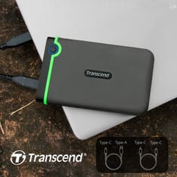 Представлен защищенный жесткий диск Transcend StoreJet 25M3C емкостью 2 ТБ