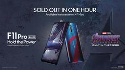 Супергеройский Oppo F11 Pro Marvel's Avengers Limited Edition раскупили за час