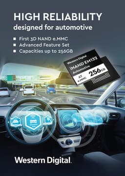 Представлен автомобильный твердотельный накопитель Western Digital iNAND AT EM132