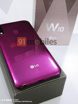 Живые фото LG W10
