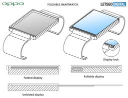 Умные часы Oppo со складным экраном позируют на рендерах