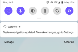В Android Q использование стороннего лаунчера блокирует жестовое управление