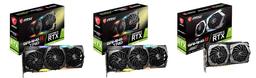 Представлены 3D-карты MSI на GPU Nvidia GeForce RTX 2060 Super, 2070 Super и 2080 Super