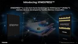 Компания Toshiba представила стандарт энергонезависимой памяти XFMExpress