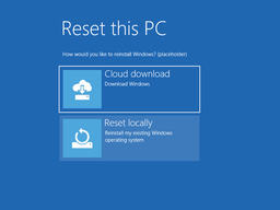 Windows 10 может получить функцию восстановления из облака
