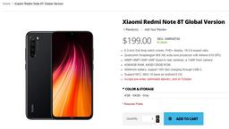 Без доплат за NFC. Стала известна стоимость Redmi Note 8T