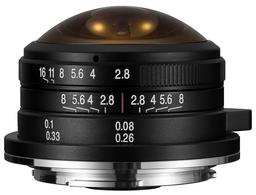 Начались продажи объектива Laowa 4mm f/2.8 в вариантах с креплениями Sony E, Fuji X и Canon EF-M