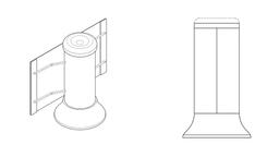 Умная колонка Samsung с гибким экраном в разложенном виде похожа на космический корабль «Союз»