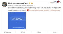 «Самый мощный смартфон на планете» набрал в AnTuTu более 620 000 баллов
