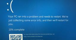 Обновление Windows 10 вызывает загадочный «синий экран смерти»