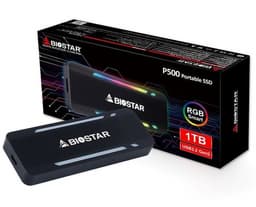 Серию внешних твердотельных накопителей Biostar P500 открыли модели объемом 512 ГБ и 1ТБ