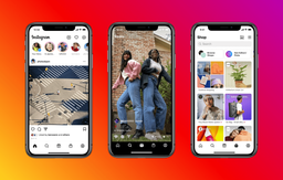 Большие изменения в Instagram*. На главной странице появились две новые вкладки