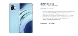 Глобальную версию Xiaomi Mi 11 с вплоть до 16/512 ГБ памяти можно будет заказать 29 декабря