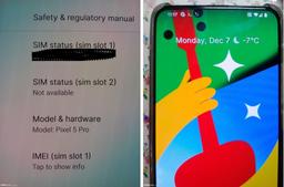 Первые фотографии Google Pixel 5 Pro с подэкранной камерой