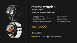 Представлены умные часы Realme Watch S Master Edition