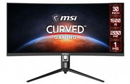 Основой игрового монитора MSI Optix MAG301 CR2 служит 30-дюймовая вогнутая панель