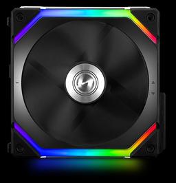 Корпусные вентиляторы Lian Li Uni Fan SL140 соединяются друг с другом без проводов