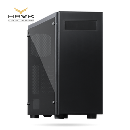Передняя панель корпуса Chieftec Hawk изготовлена из шлифованного алюминия