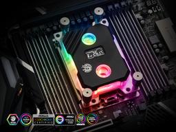 Водоблок Bitspower Block Summit ELX для процессоров AMD, устанавливаемых в разъем sTRX4, оснащен дисплеем OLED