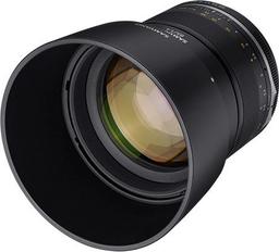 Объектив Samyang MF 85mm F1.4 MK2 выпускается в вариантах с креплениями Canon EF, Nikon F, Sony E, Fujifilm X, Canon M и MFT