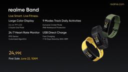 Стартовали европейские продажи фитнес-браслета Realme Band