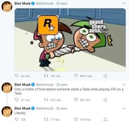 Владельцы Tesla смогут поиграть в GTA 5 прямо на своих авто
