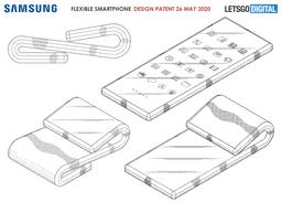 Смартфон-матрас — новый форм фактор от Samsung. Это лишь патент, но выглядит весьма занятно