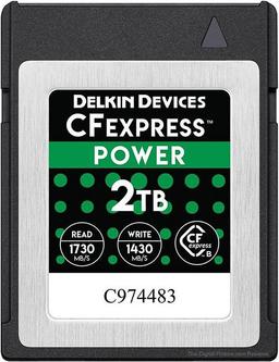 По словам компании Delkin, она первой предлагает карты памяти CFexpress Type-B объемом 2 ТБ