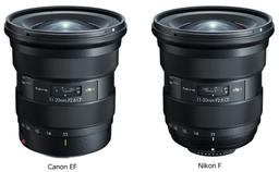Представлен объектив Tokina atx-i 11-20mm F2.8 CF
