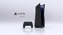 PlayStation 5 в черном и сравнение всех поколений PlayStation