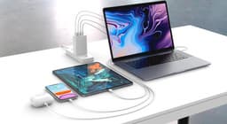 Очень компактное 100-ваттное зарядное устройство с четырьмя портами USB. Hyper HyperJuice GaN 100W USB-C Charger поступает в продажу