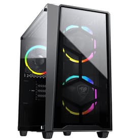 Передняя и боковая панели корпуса Cougar MG120-G RGB изготовлены из стекла