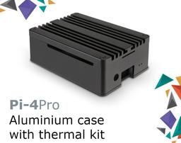 Алюминиевый корпус Akasa Pi-4 Pro для Raspberry Pi 4 одновременно играет роль радиатора
