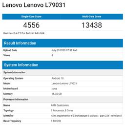 Возможности Snapdragon 865+ и 16 ГБ ОЗУ. В тесте засветился геймерский Lenovo Legion