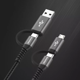 На Xiaomi Youpin появился кабель с разъемами USB-A, MicroUSB и двумя USB-C