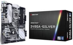 Представлены системные платы Biostar Racing Z490A-Silver и Z490T-Silver