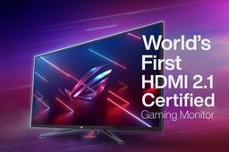 Asus снова первая. Компания представила первый геймерский монитор 4K с поддержкой кадровой частоты 120 Гц и сертификацией HDMI 2.1