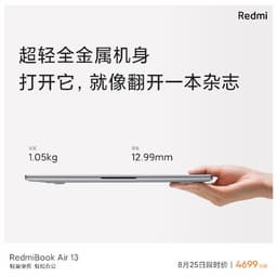 Самый тонкий и самый легкий ноутбук Redmi подешевел после 10 дней со старта продаж