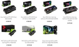 Похоже, цены на GeForce RTX 3070 уже начинают завышать