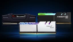 Компания G.Skill представила комплекты модулей памяти DDR4-4000 и DDR4-4400 с задержкой CL16