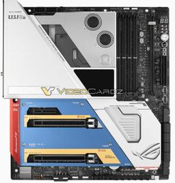 Плата Asus ROG Maximus XII Extreme Gundam поставляется с предустановленным водоблоком
