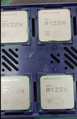Опубликовано первое «живое» фото процессоров AMD Ryzen 5000