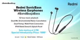 Redmi представила наушники SonicBass с шумоподавлением дешевле $15